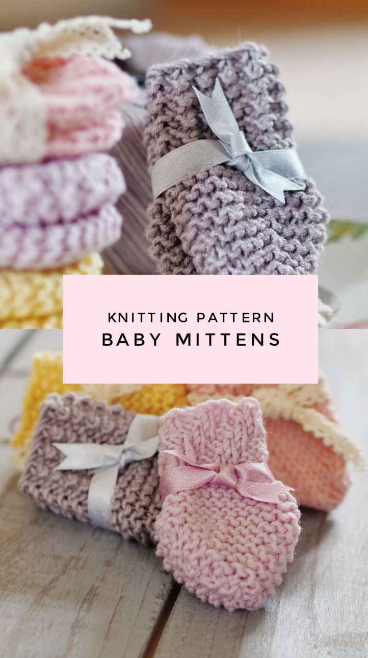Baby mittens Knitting Pattern
